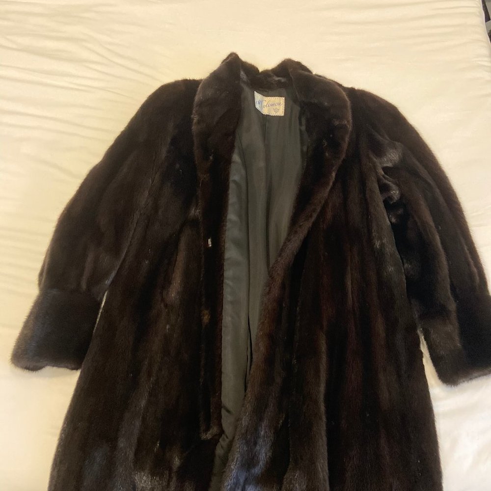 Mahogany Mink Swing Coat - Picture 12 of 14